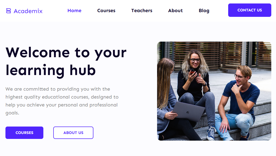 Website builder example 4